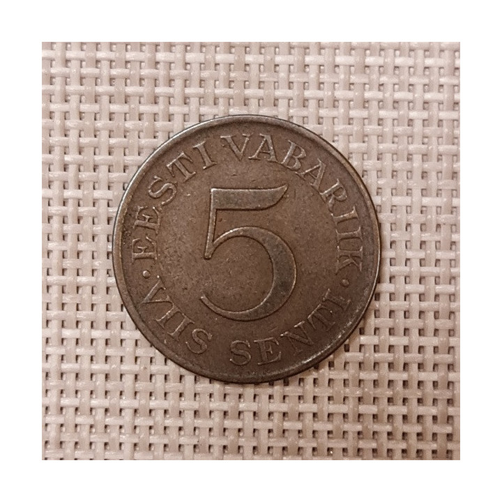 Estonia 5 Senti 1931 KM-11 VF