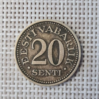 Estonia 20 Senti 1935 KM-17 VF