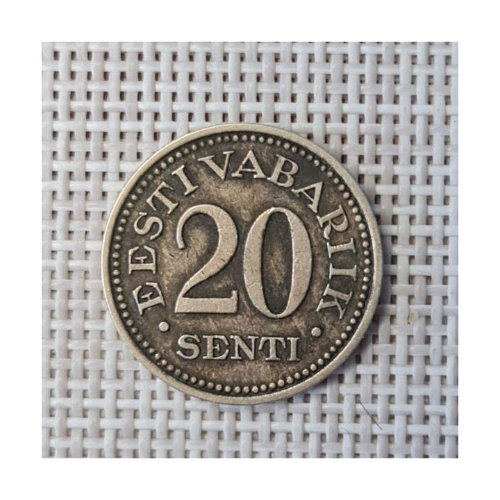 Estonia 20 Senti 1935 KM-17 VF