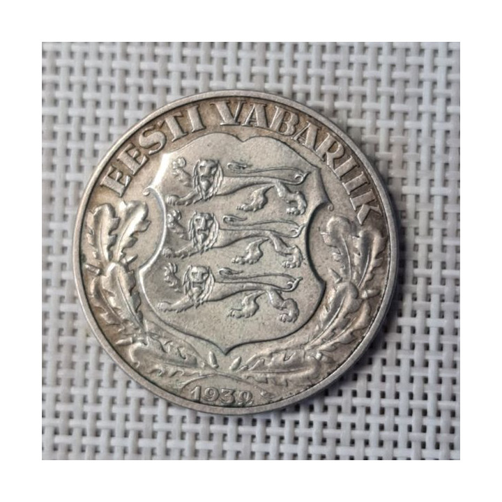 Estonia 2 Krooni 1932 "University" KM-13 VF