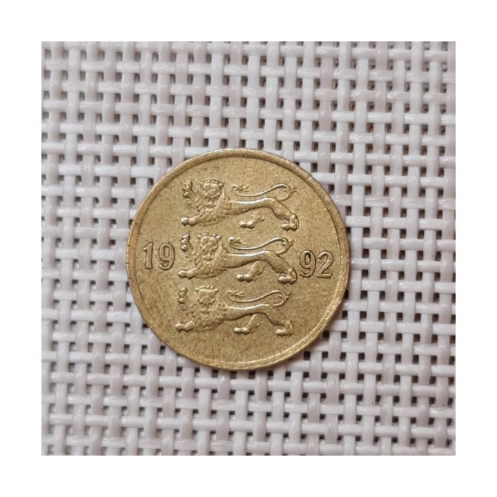 Estonia 5 Senti 1992 KM-21 VF
