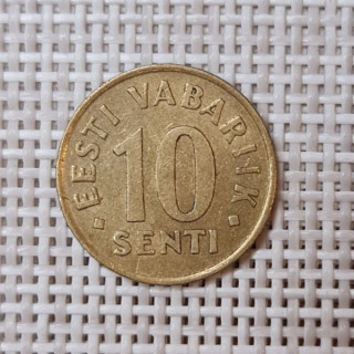 Estonia 10 Senti 1991 KM-22 VF
