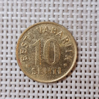 Estonia 10 Senti 1994 KM-22 VF