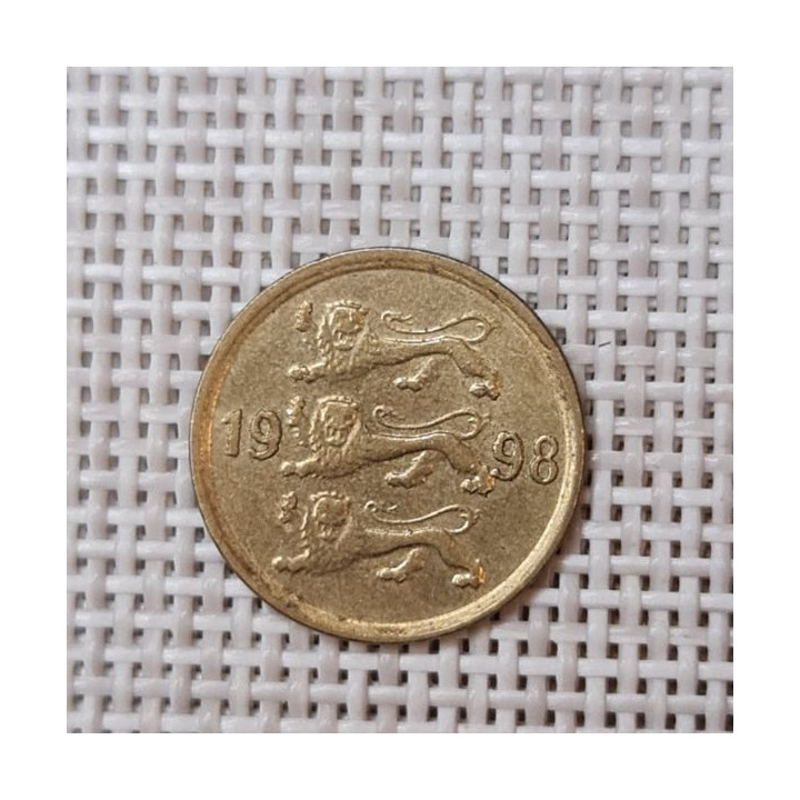 Estonia 10 Senti 1998 KM-22 VF