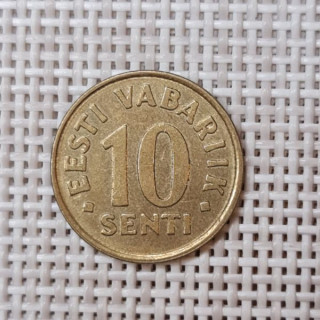 Estonia 10 Senti 1998 KM-22 VF
