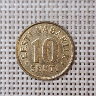 Estonia 10 Senti 2002 KM-22 VF