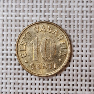 Estonia 10 Senti 2006 KM-22 VF