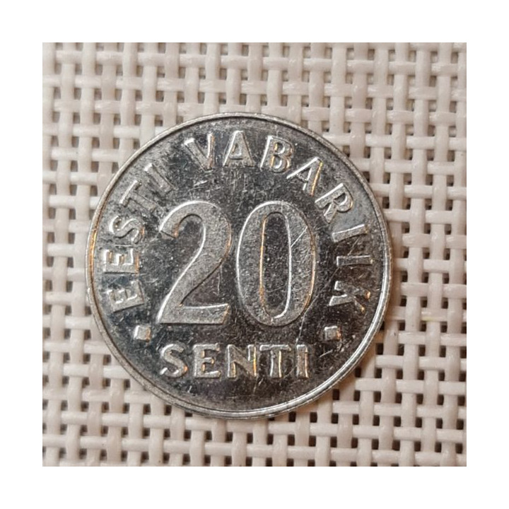 Estonia 20 Senti 1997 KM-23a VF