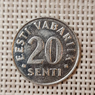 Estonia 20 Senti 1999 KM-23a VF