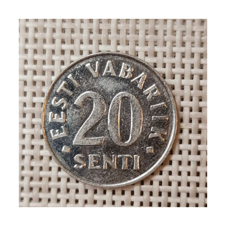 Estonia 20 Senti 1999 KM-23a VF
