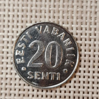 Estonia 20 Senti 1999 KM-23a AU