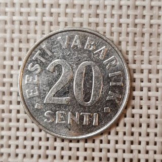 Estonia 20 Senti 2004 KM-23a VF