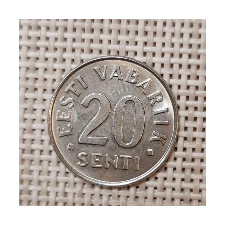 Estonia 20 Senti 2006 KM-23a AU