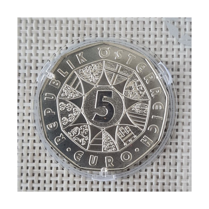 Austria 5 Euro 2005 "EU Hymn" KM-3120 BU