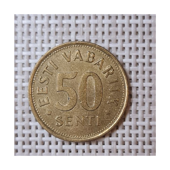 Estonia 50 Senti 1992 KM-24 VF