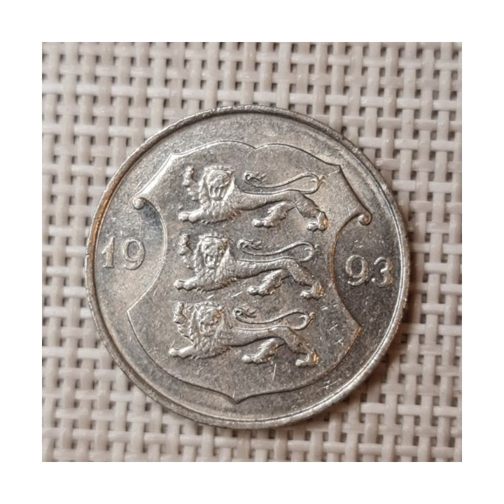 Estonia 1 Kroon 1993 KM-28 VF