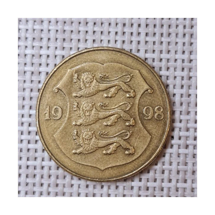 Estonia 1 Kroon 1998 KM-35 VF
