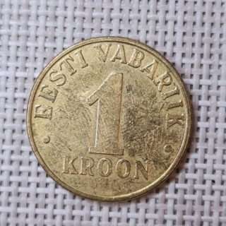Estonia 1 Kroon 2000 KM-35 VF