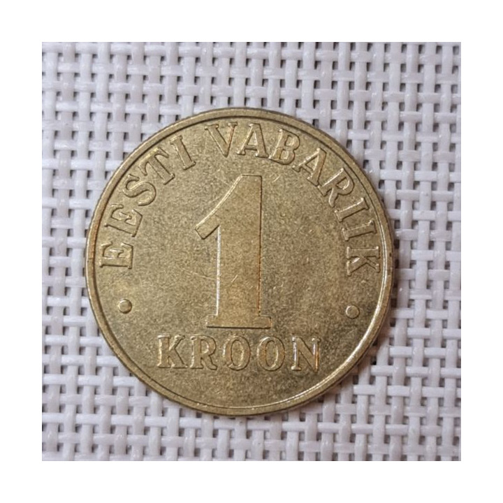 Estonia 1 Kroon 2001 KM-35 VF