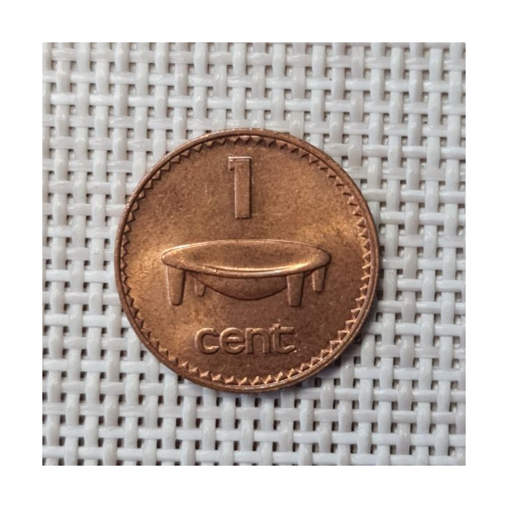 Fiji 1 Cent 1986 KM-49 XF