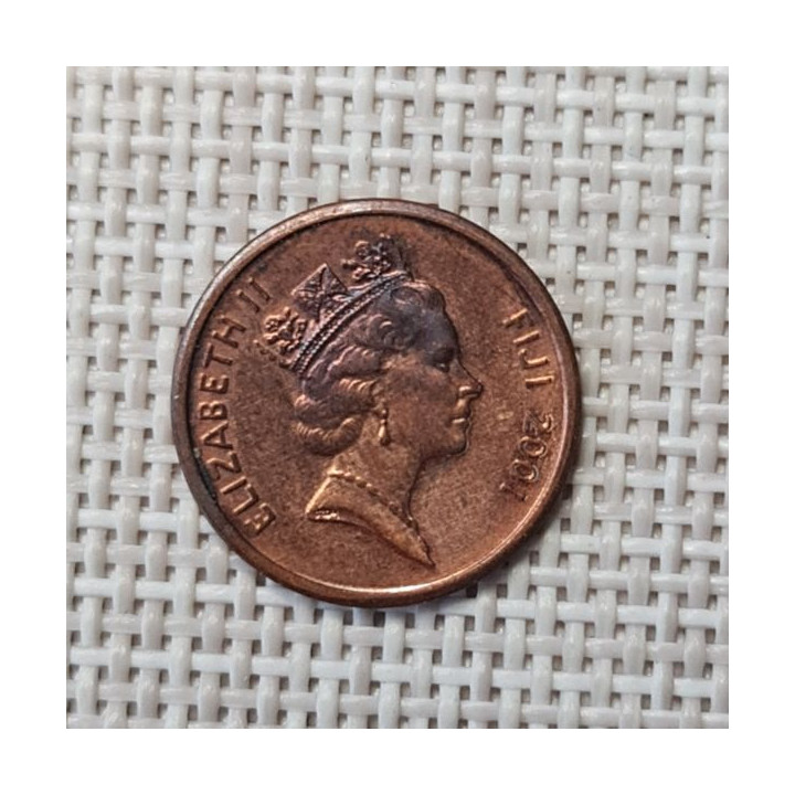 Fiji 1 Cent 2001 KM-49a XF