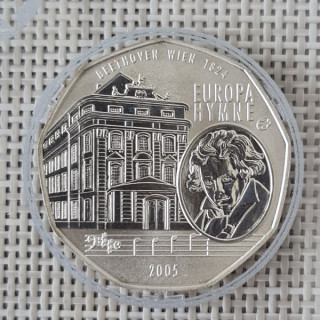 Austria 5 Euro 2005 "EU Hymn" KM-3120 BU