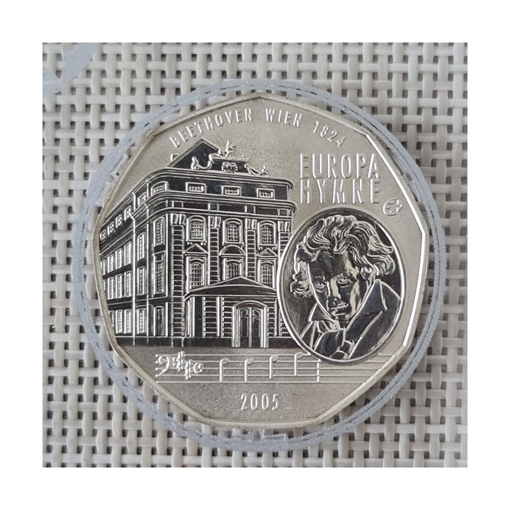 Austria 5 Euro 2005 "EU Hymn" KM-3120 BU