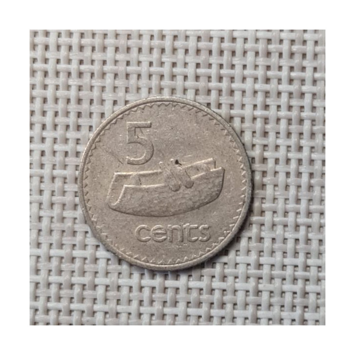 Fiji 5 Cents 1969 KM-29 VF
