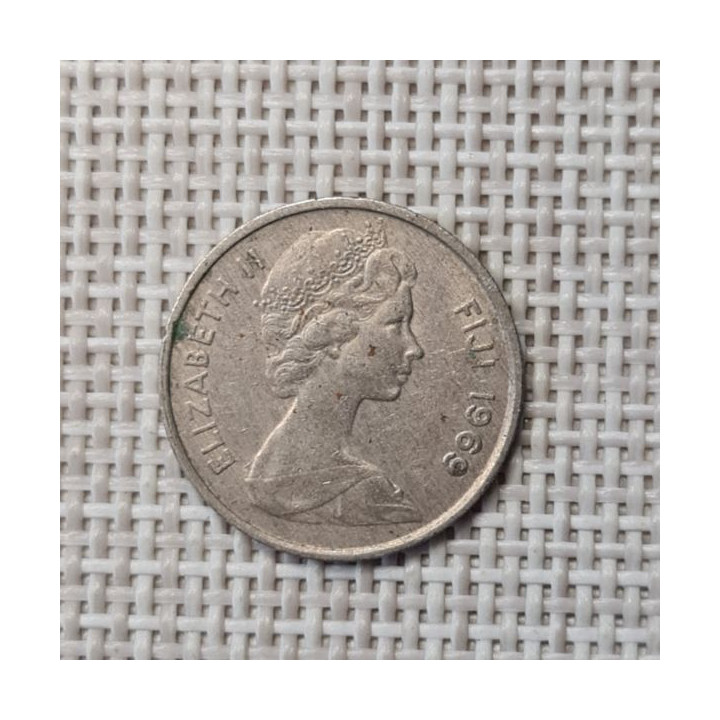 Fiji 5 Cents 1969 KM-29 VF