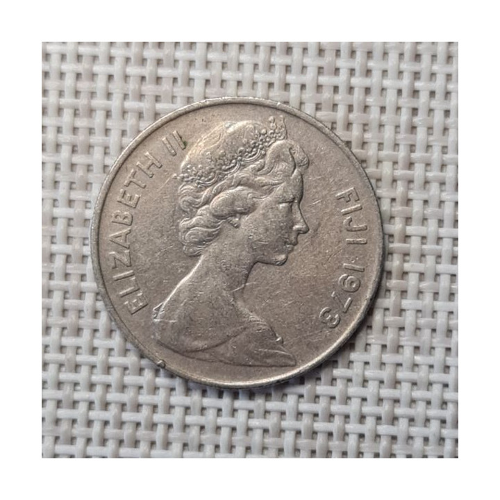 Fiji 10 Cents 1973 KM-30 VF