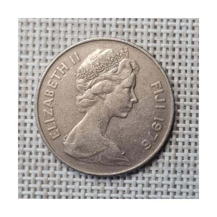 Fiji 20 Cents 1976 KM-31 VF