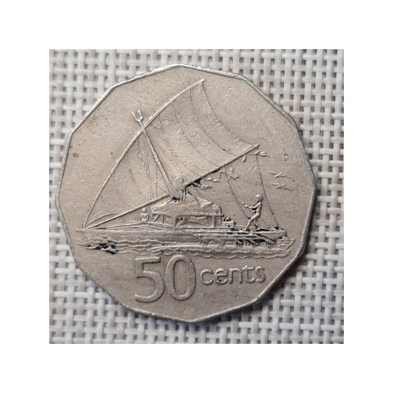 Fiji 50 Cents 1976 KM-36 VF