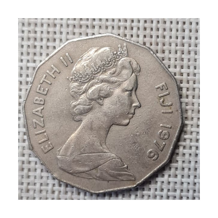 Fiji 50 Cents 1976 KM-36 VF