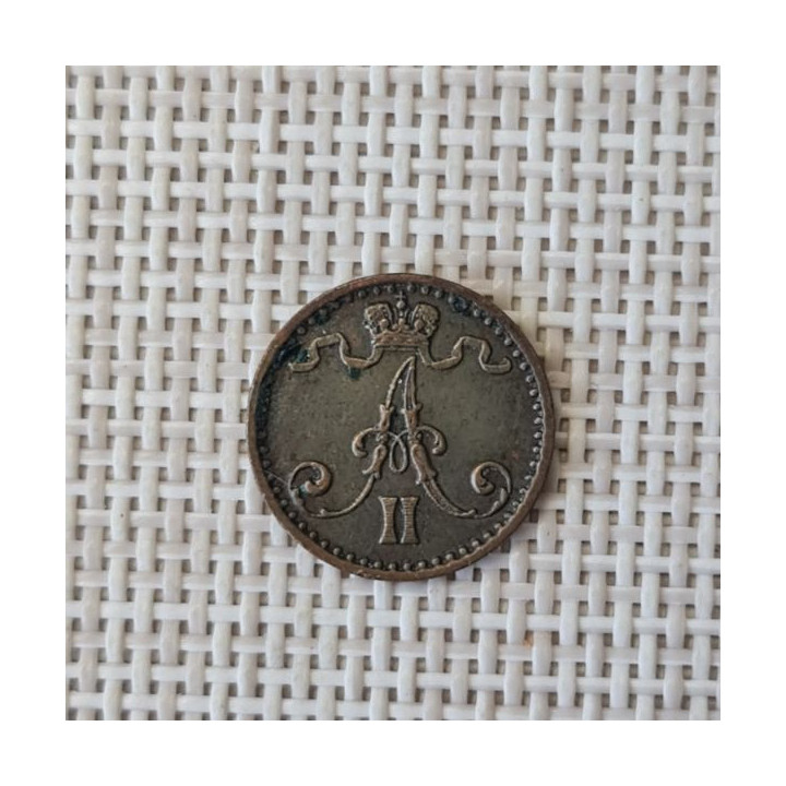 Finland 1 Penni 1871 KM-1.1 VF