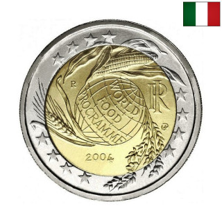 Italy 2 Euro 2004 "Food Program" UNC