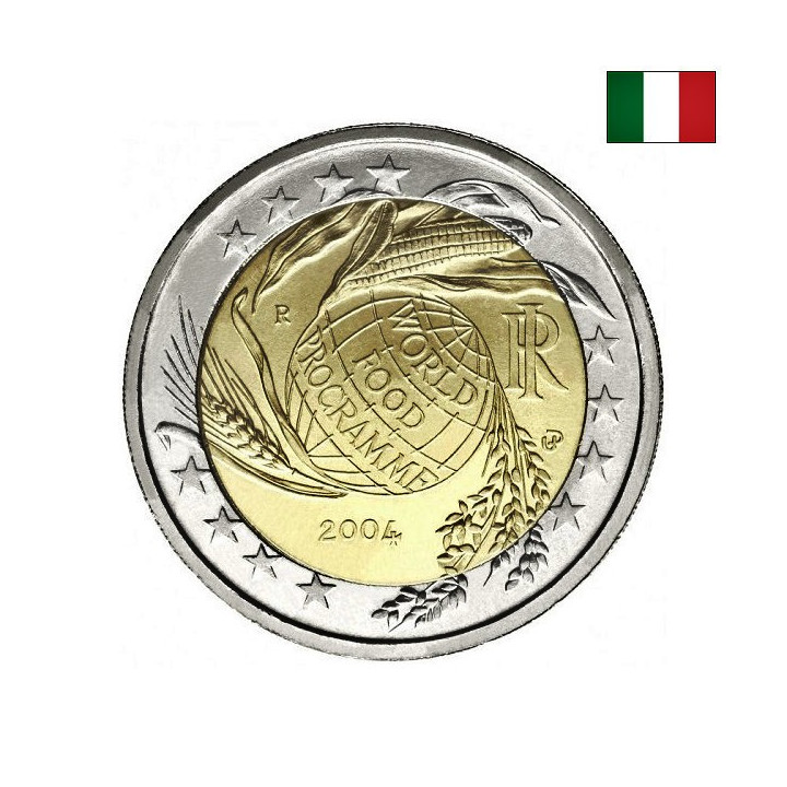 Italy 2 Euro 2004 "Food Program" UNC