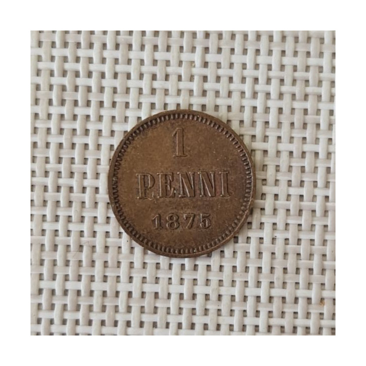 Finland 1 Penni 1875 KM-1.2 XF