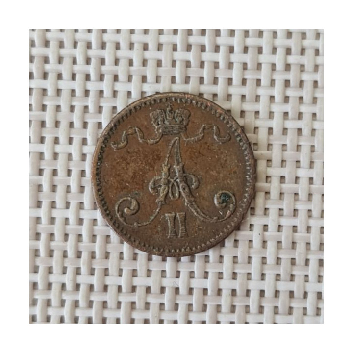 Finland 1 Penni 1876 KM-1.2 VF