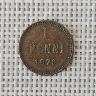 Finland 1 Penni 1876 KM-1.2 VF