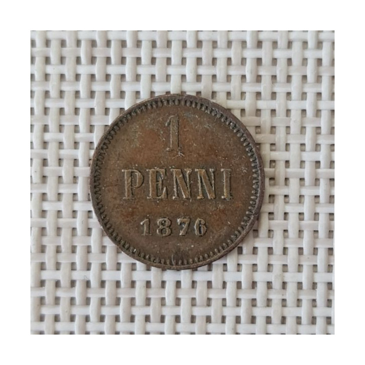 Finland 1 Penni 1876 KM-1.2 VF