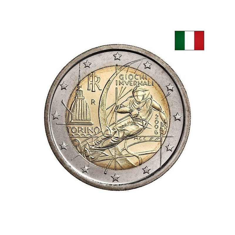 Italy 2 Euro 2006 "Olympic Games" UNC
