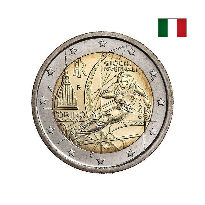 Italy 2 Euro 2006 "Olympic Games" UNC