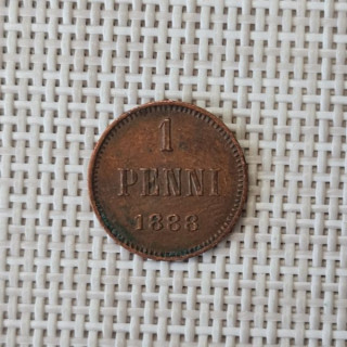 Finland 1 Penni 1888 KM-10 VF