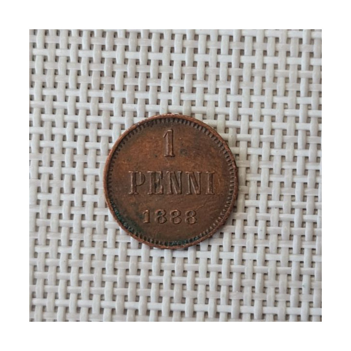 Finland 1 Penni 1888 KM-10 VF