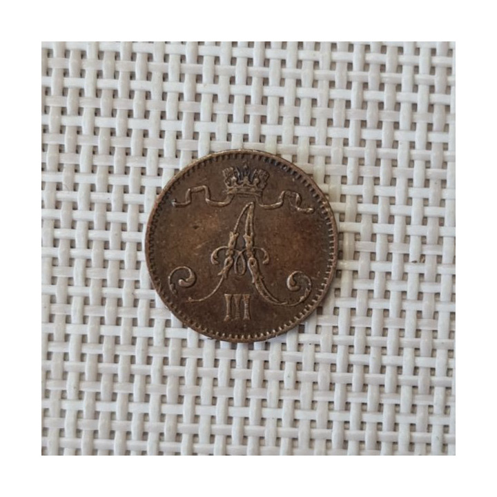 Finland 1 Penni 1894 KM-10 VF