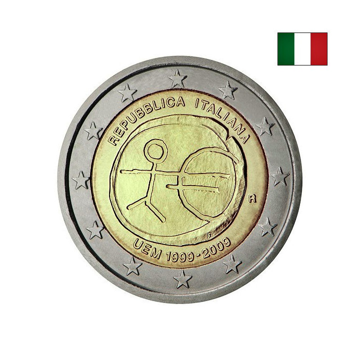 Italy 2 Euro 2009 "EMU" UNC