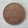 Finland 5 Penniä 1889 KM-11 VF