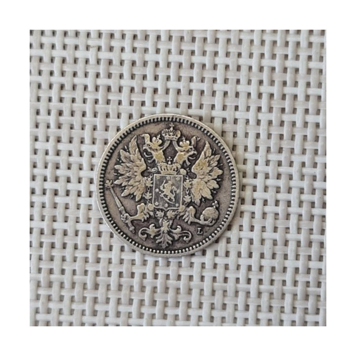 Finland 25 Penniä 1889 KM-6.2 VF