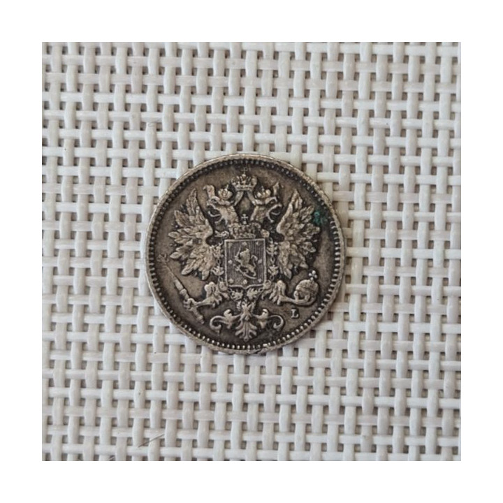 Finland 25 Penniä 1890 KM-6.2 VF