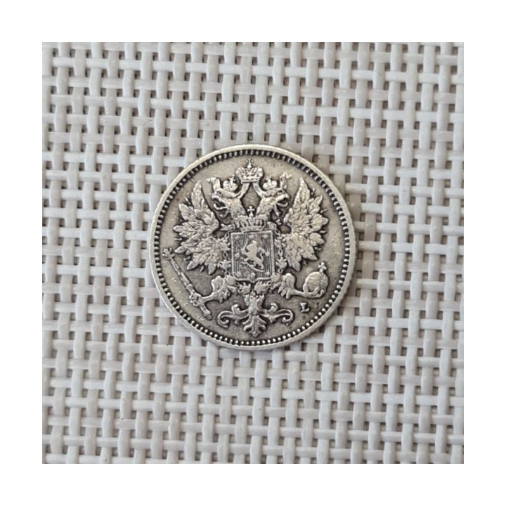 Finland 25 Penniä 1894 KM-6.2 VF